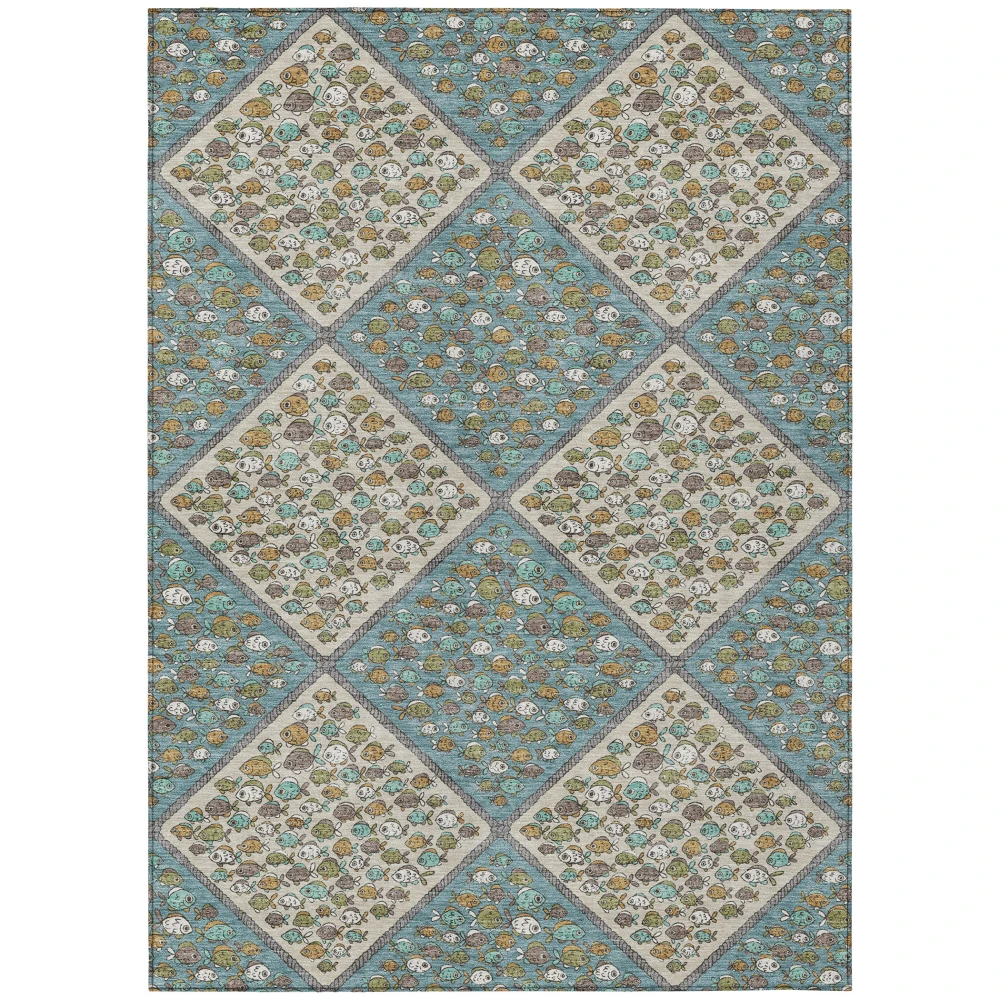Chantille ACN2579 Teal 3' x 5' Rug