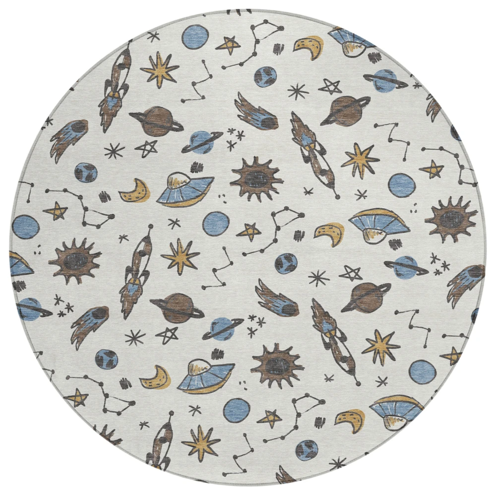 Chantille ACN2580 Ivory 8' x 8' Rug
