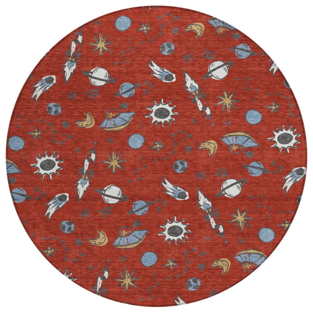 Chantille ACN2580 Red 8' x 8' Rug