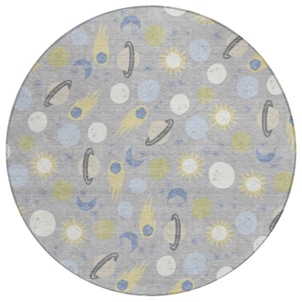 Chantille ACN2581 Silver 8' x 8' Rug