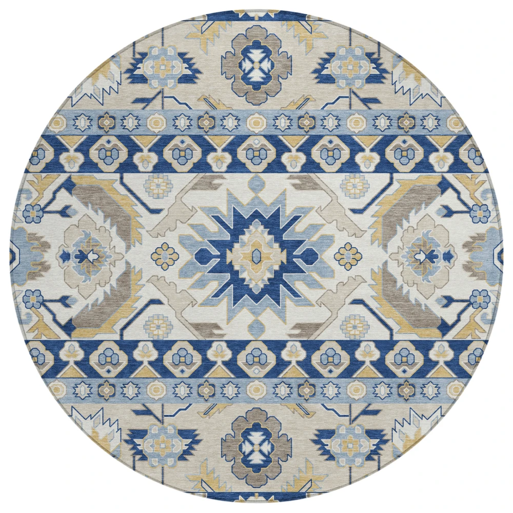 Chantille ACN2583 Navy 8' x 8' Rug
