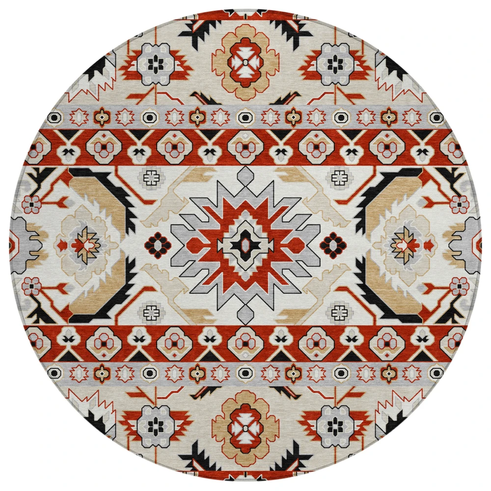 Chantille ACN2583 Red 8' x 8' Rug