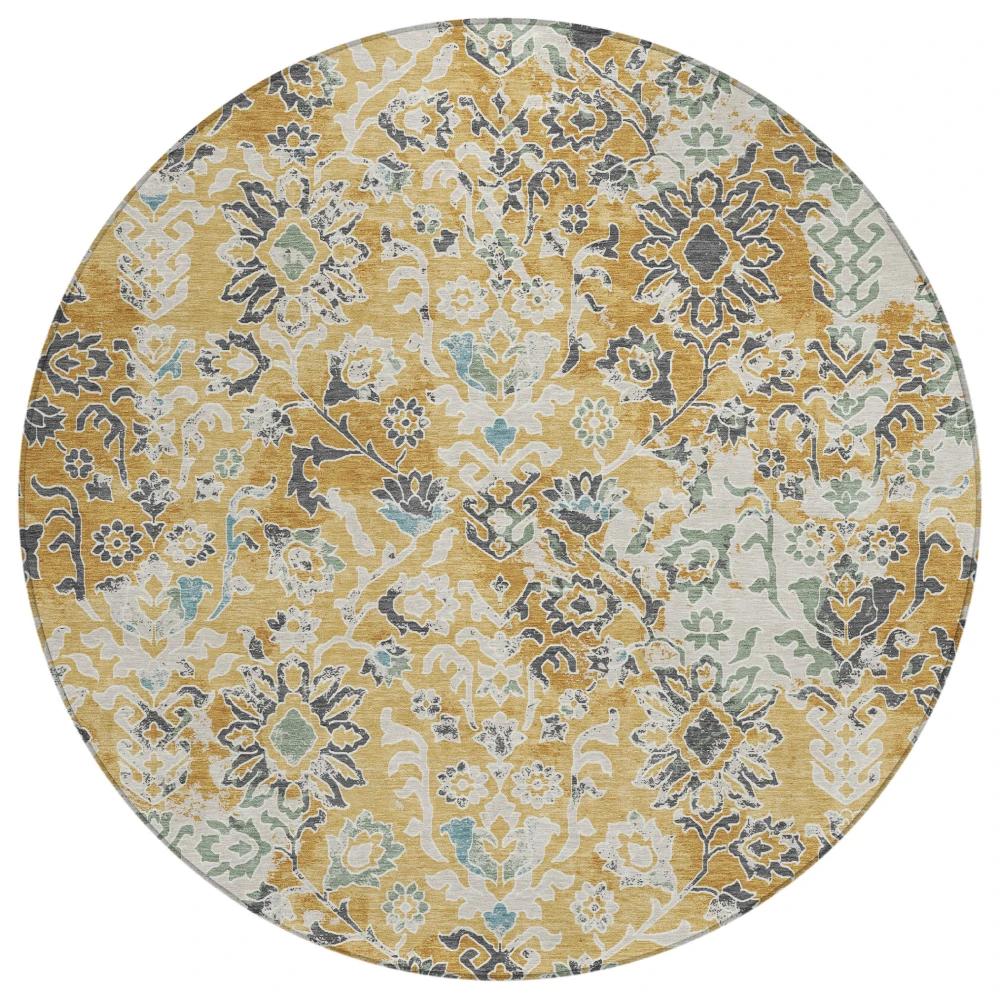 Chantille ACN2584 Gold 8' x 8' Rug