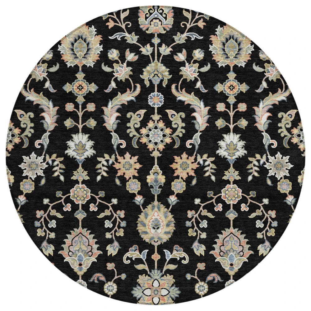 Chantille ACN2585 Black 8' x 8' Rug