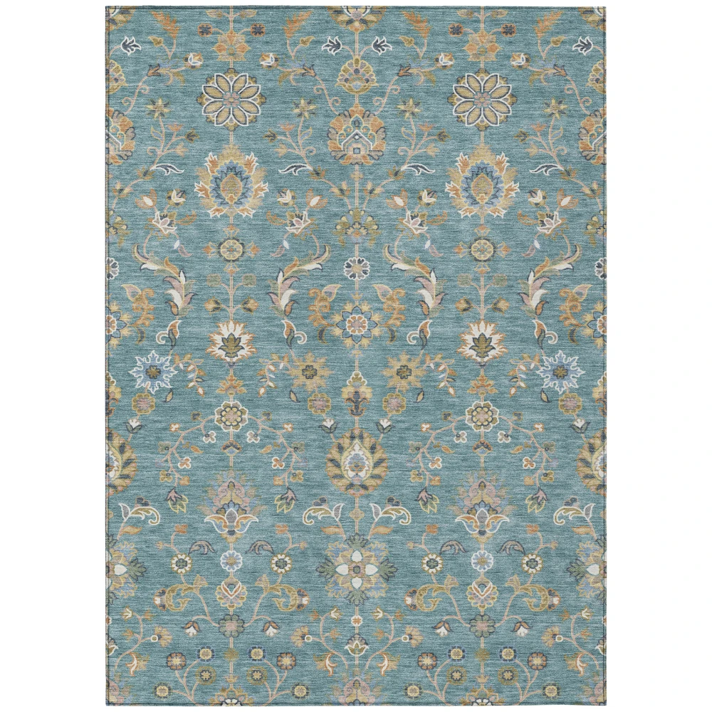Chantille ACN2585 Teal 5' x 7'6