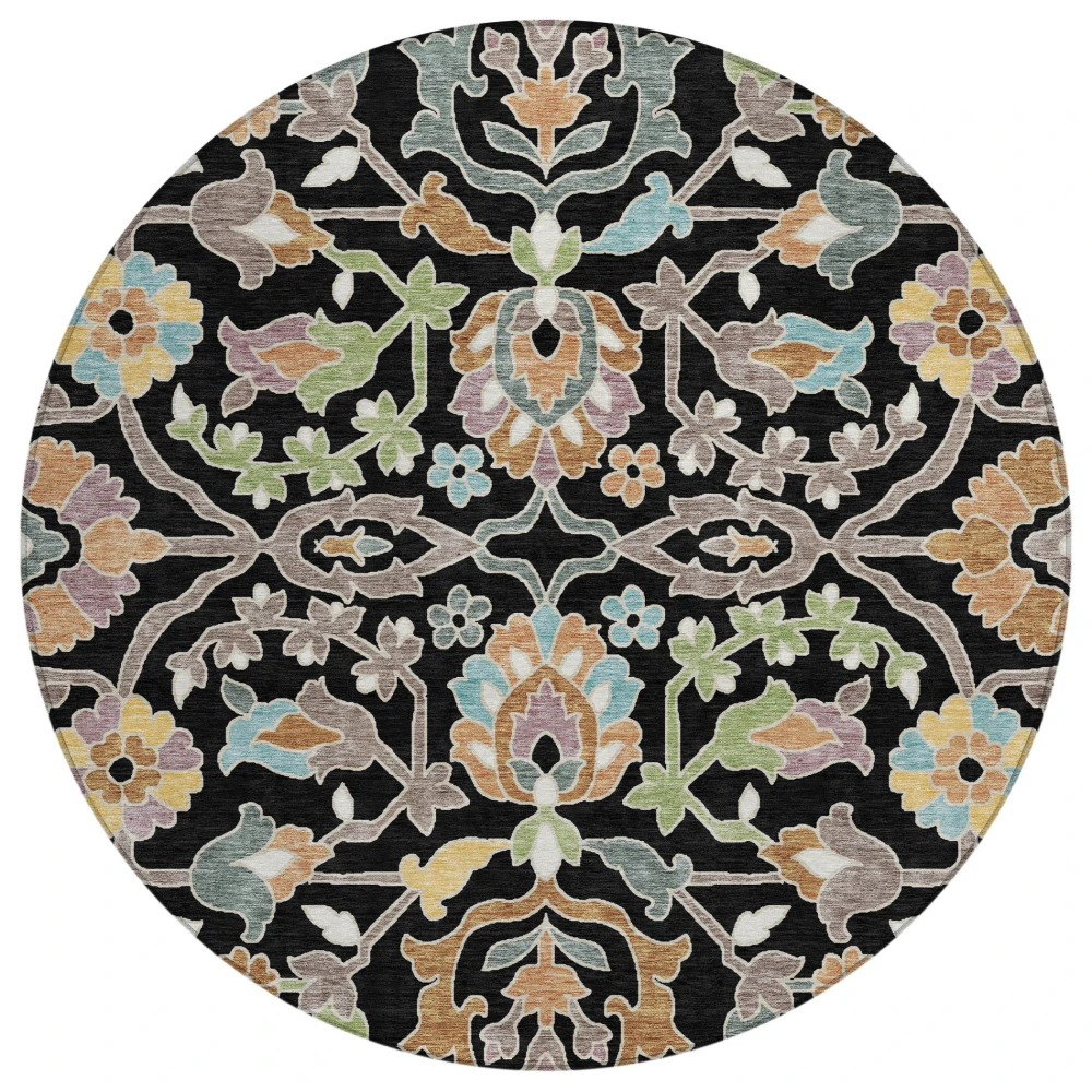 Chantille ACN2587 Black 8' x 8' Rug