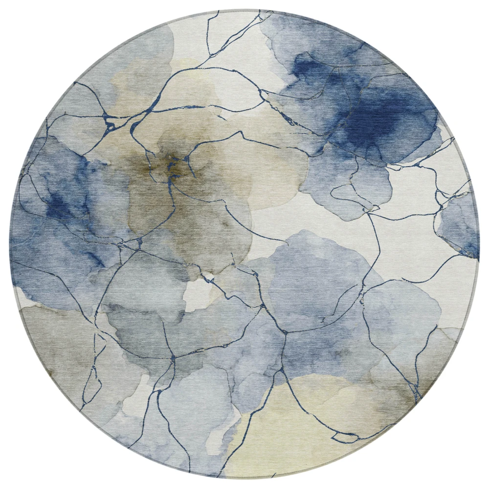 Chantille ACN2589 Navy 8' x 8' Rug