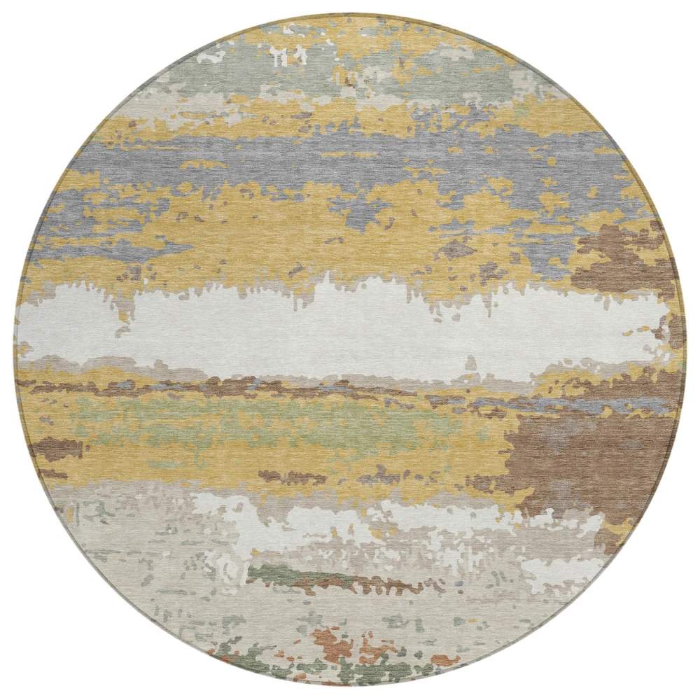 Chantille ACN2592 Gold 8' x 8' Rug