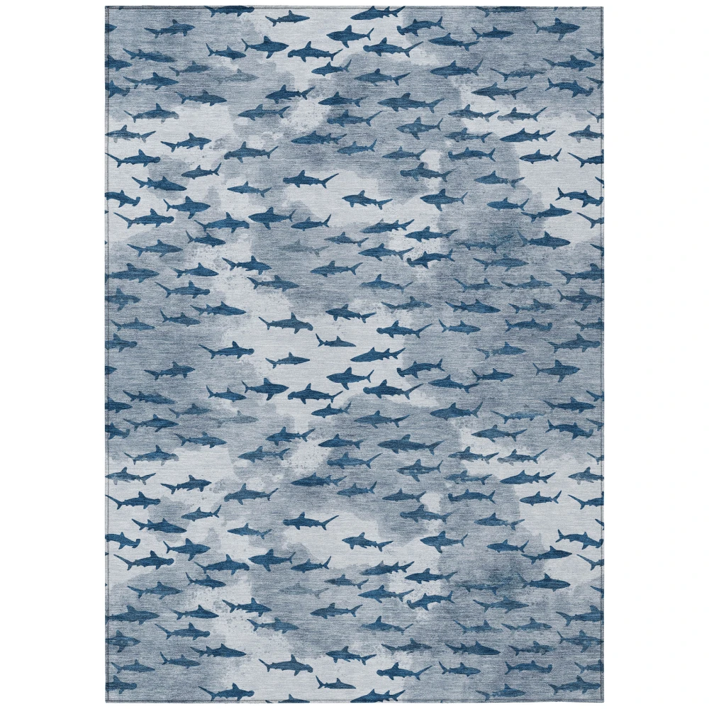 Chantille ACN2594 Blue 3' x 5' Rug