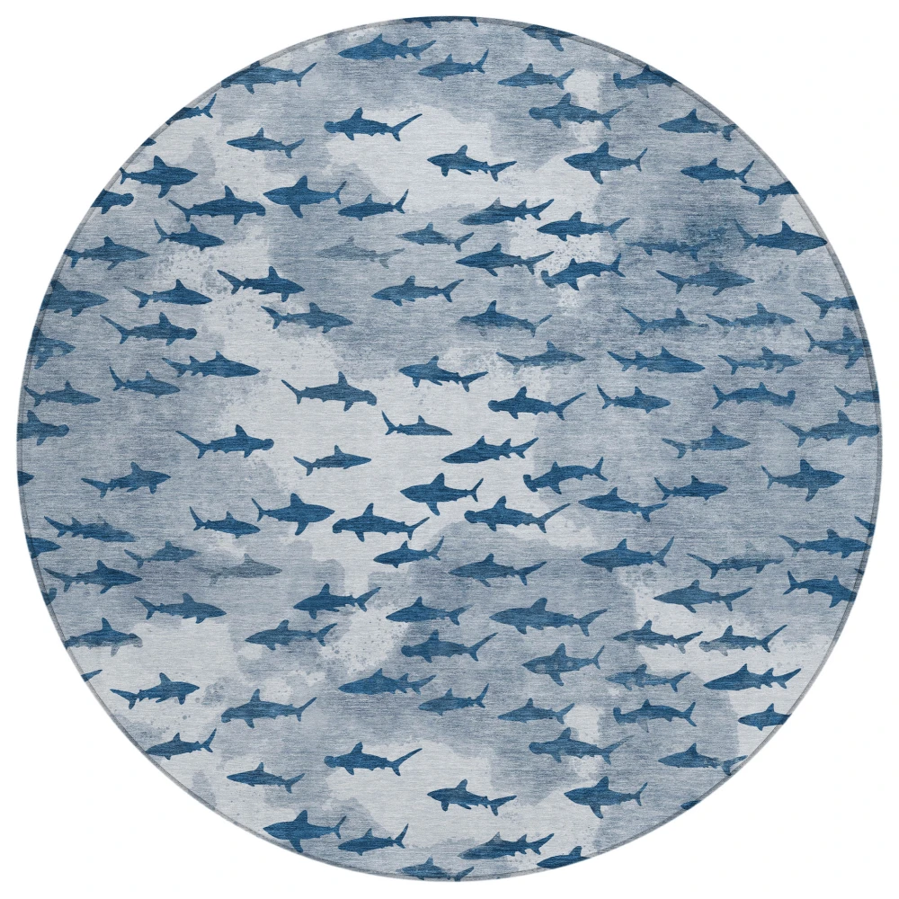 Chantille ACN2594 Blue 8' x 8' Rug