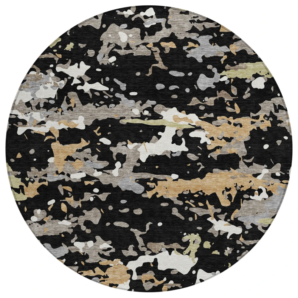 Chantille ACN2595 Black 8' x 8' Rug