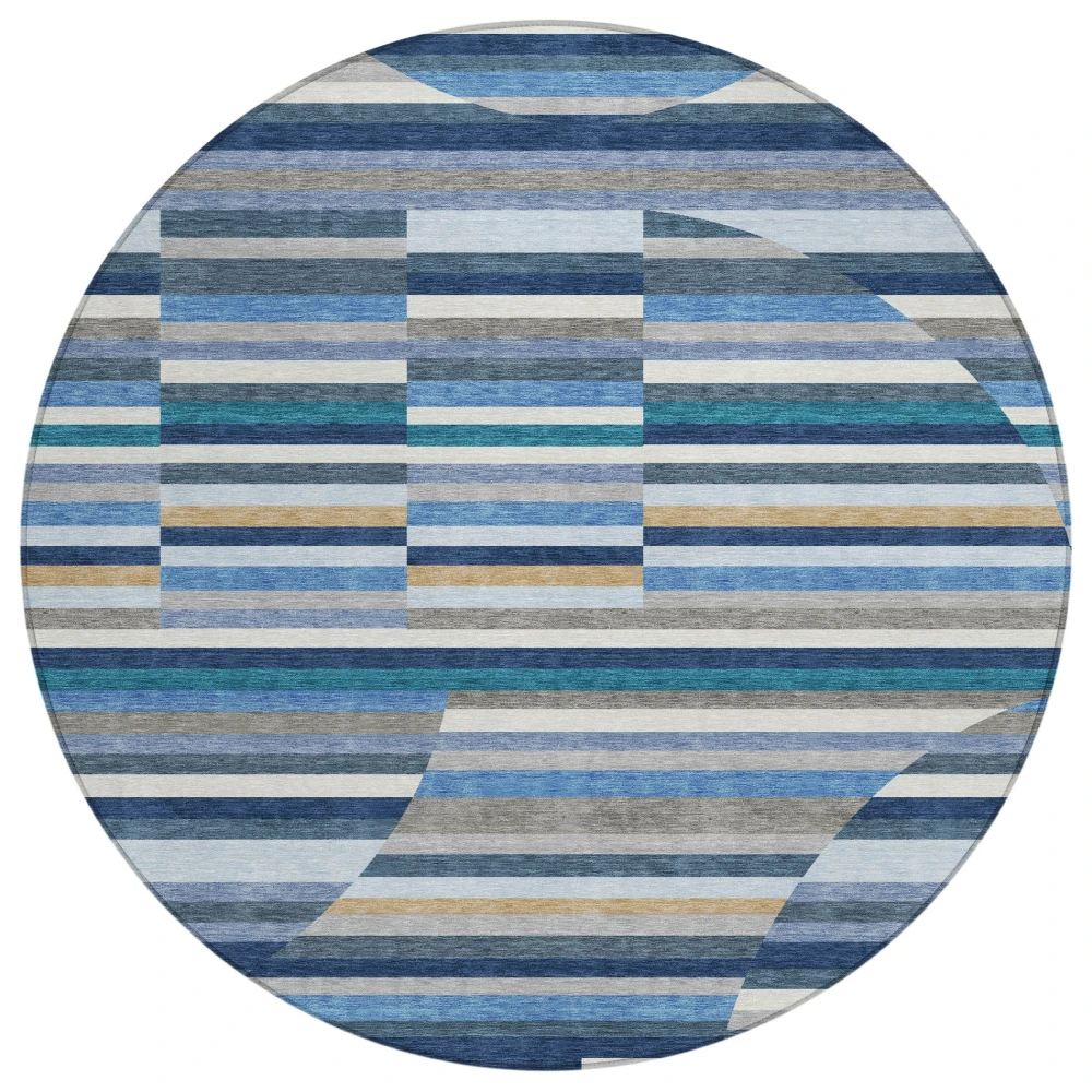 Chantille ACN2600 Navy 8' x 8' Rug
