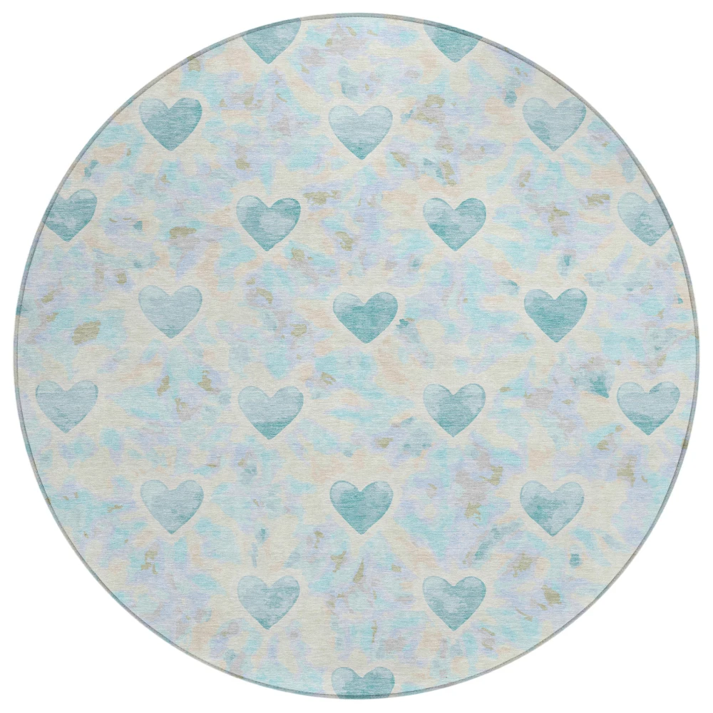 Chantille ACN2601 Teal 8' x 8' Rug