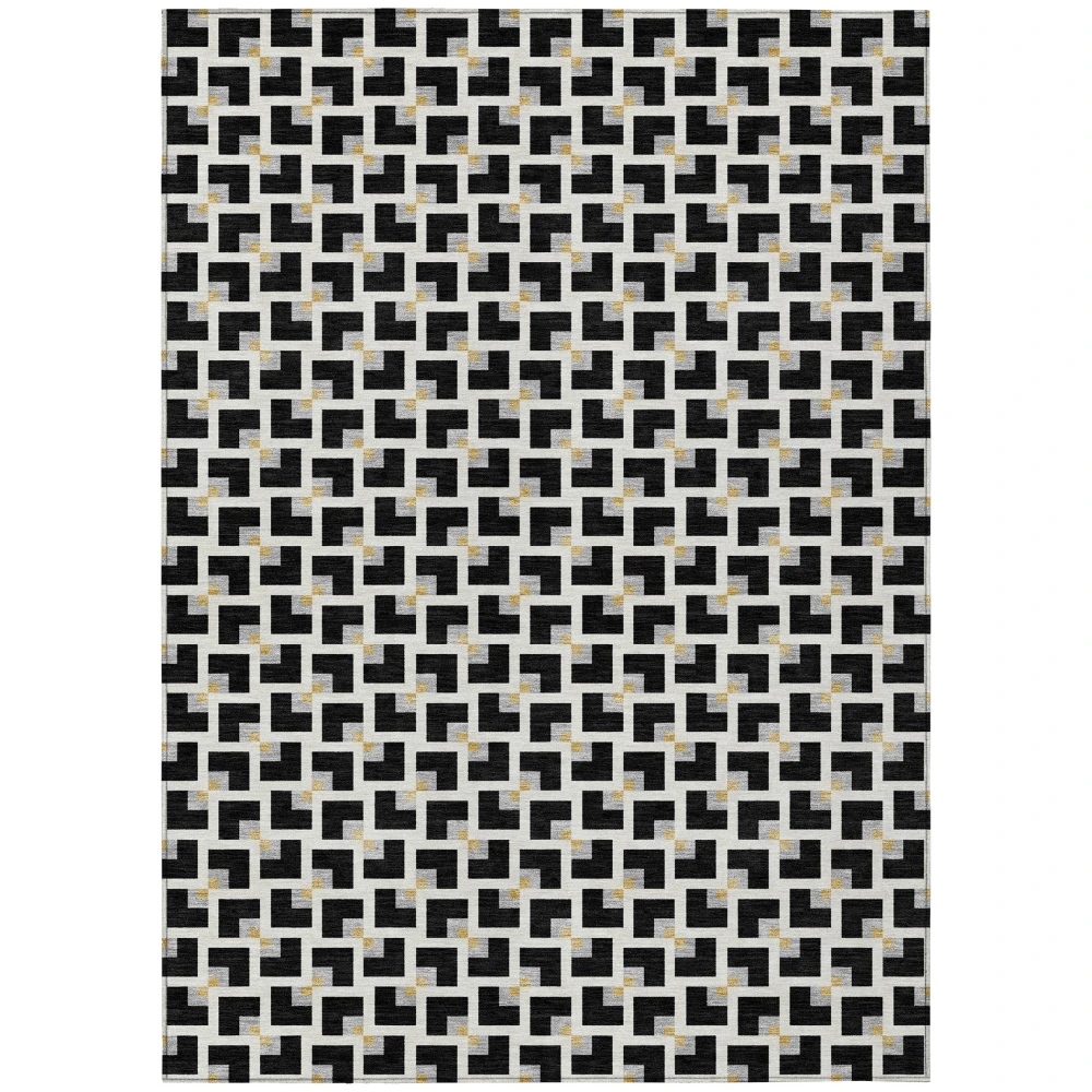 Chantille ACN2602 Black 8' x 10' Rug