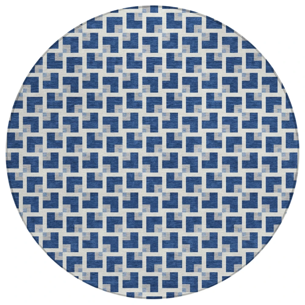 Chantille ACN2602 Navy 8' x 8' Rug