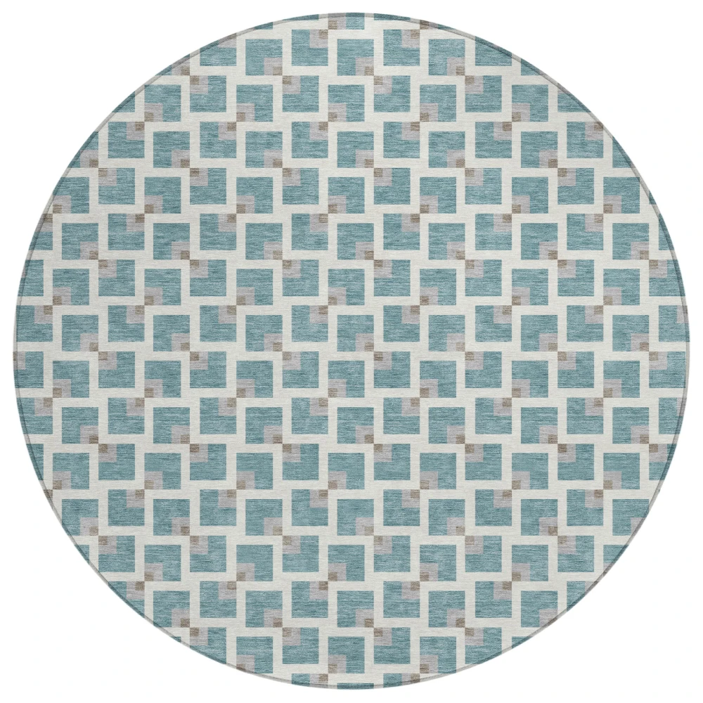 Chantille ACN2602 Teal 8' x 8' Rug