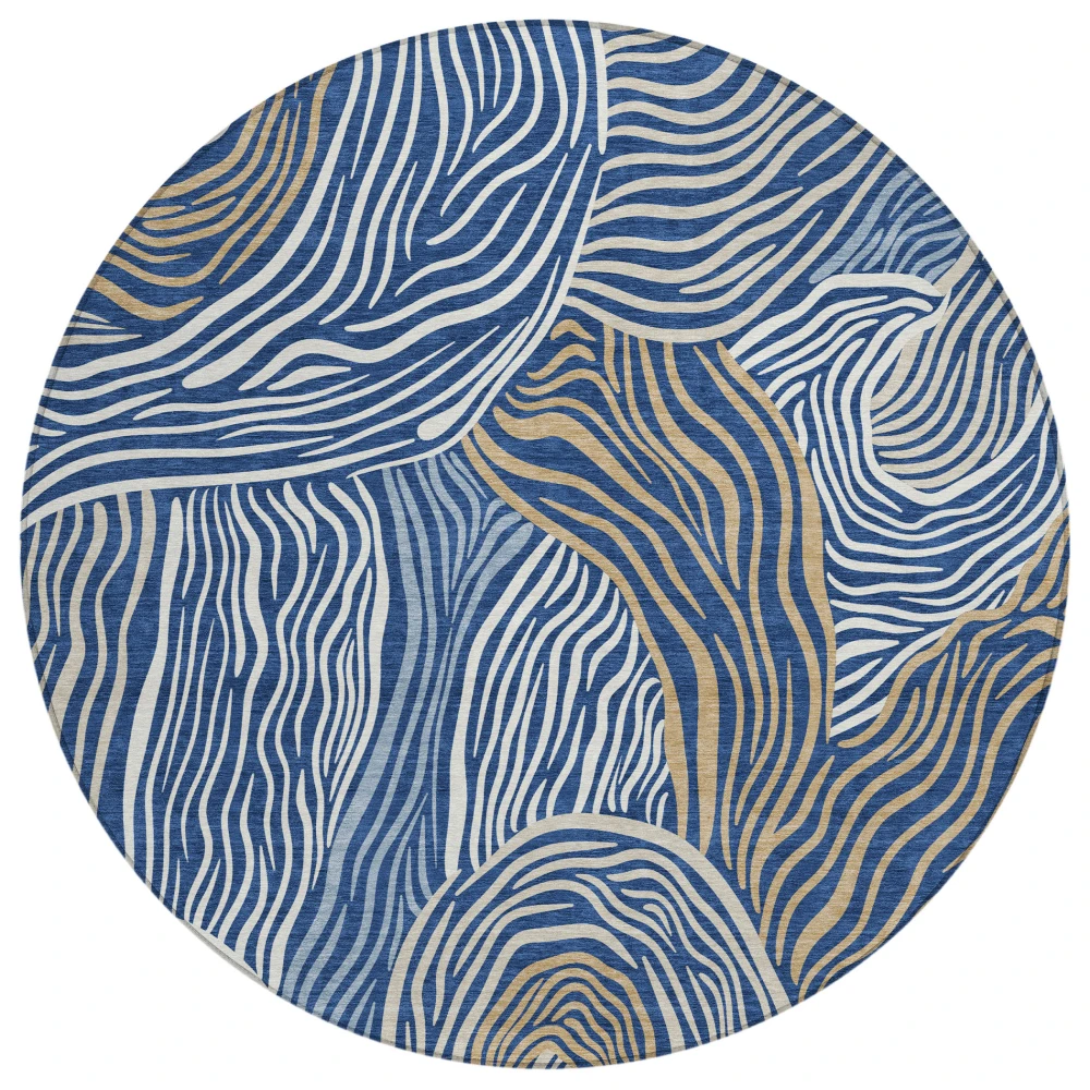 Chantille ACN2603 Navy 8' x 8' Rug