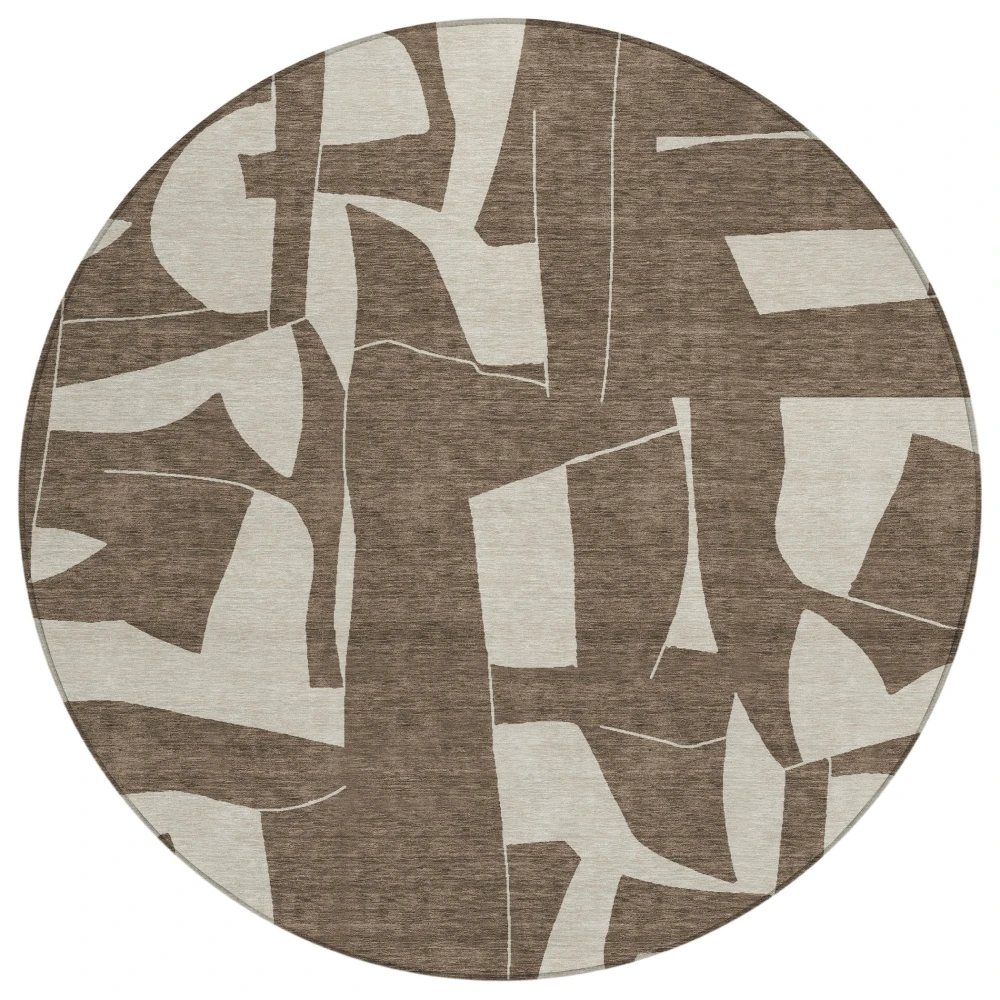 Chantille ACN2604 Brown 8' x 8' Rug