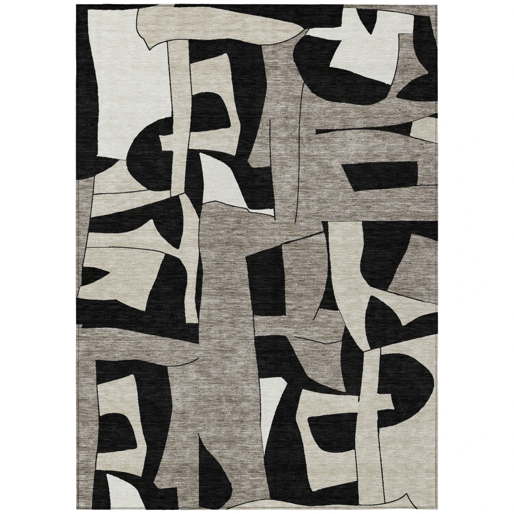 Chantille ACN2605 Black 3' x 5' Rug