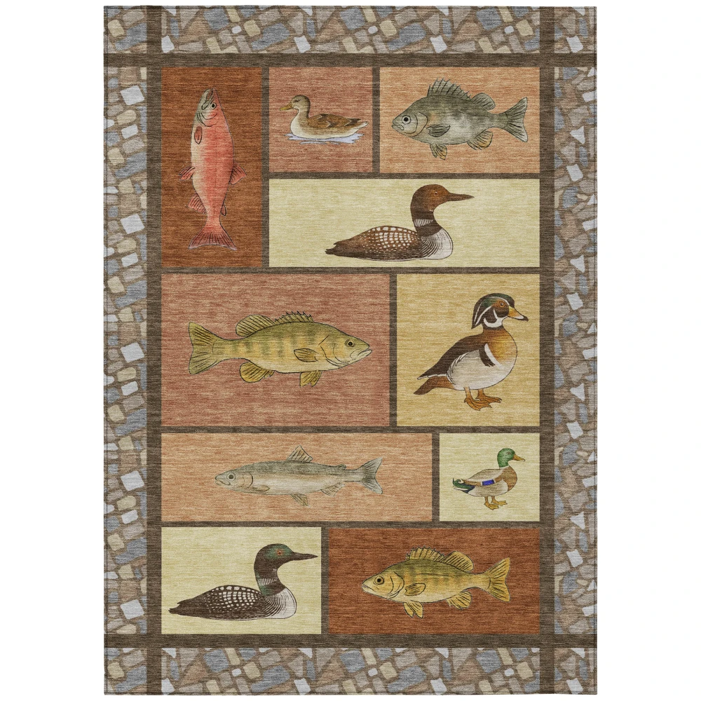 Chantille ACN2606 Paprika 8' x 10' Rug