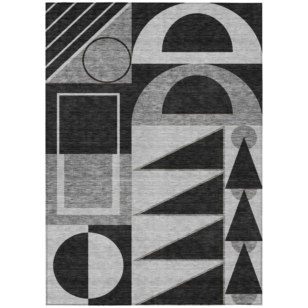 Chantille ACN2607 Black 5' x 7'6