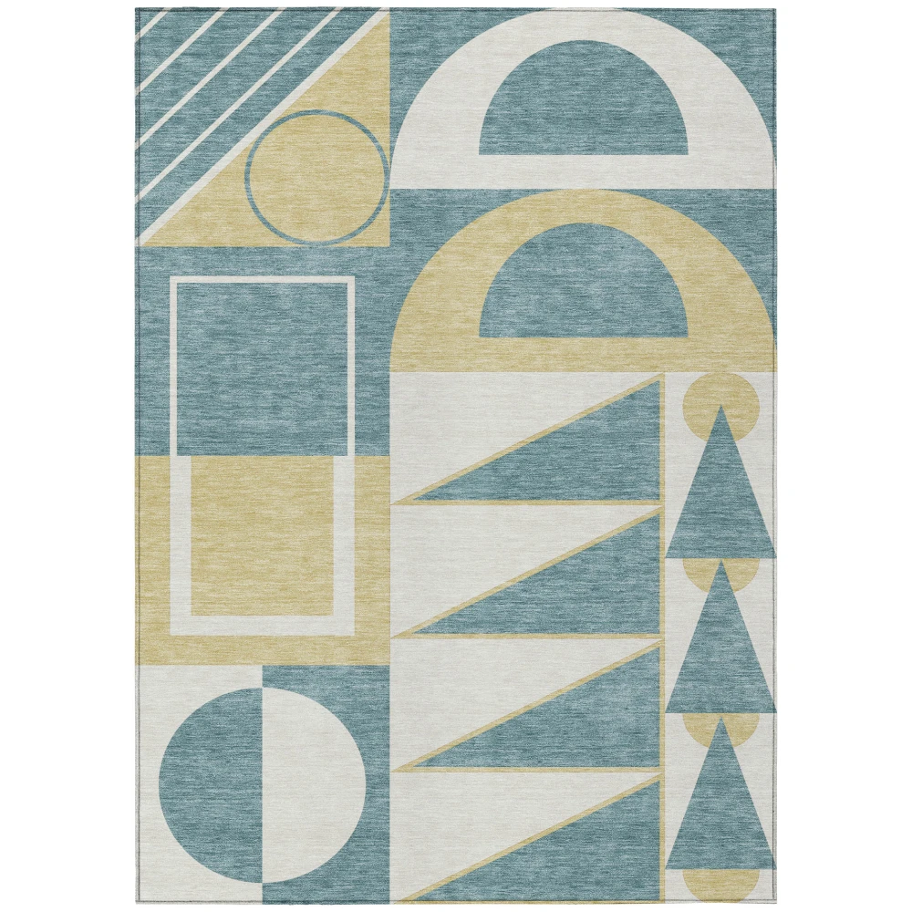 Chantille ACN2607 Teal 5' x 7'6