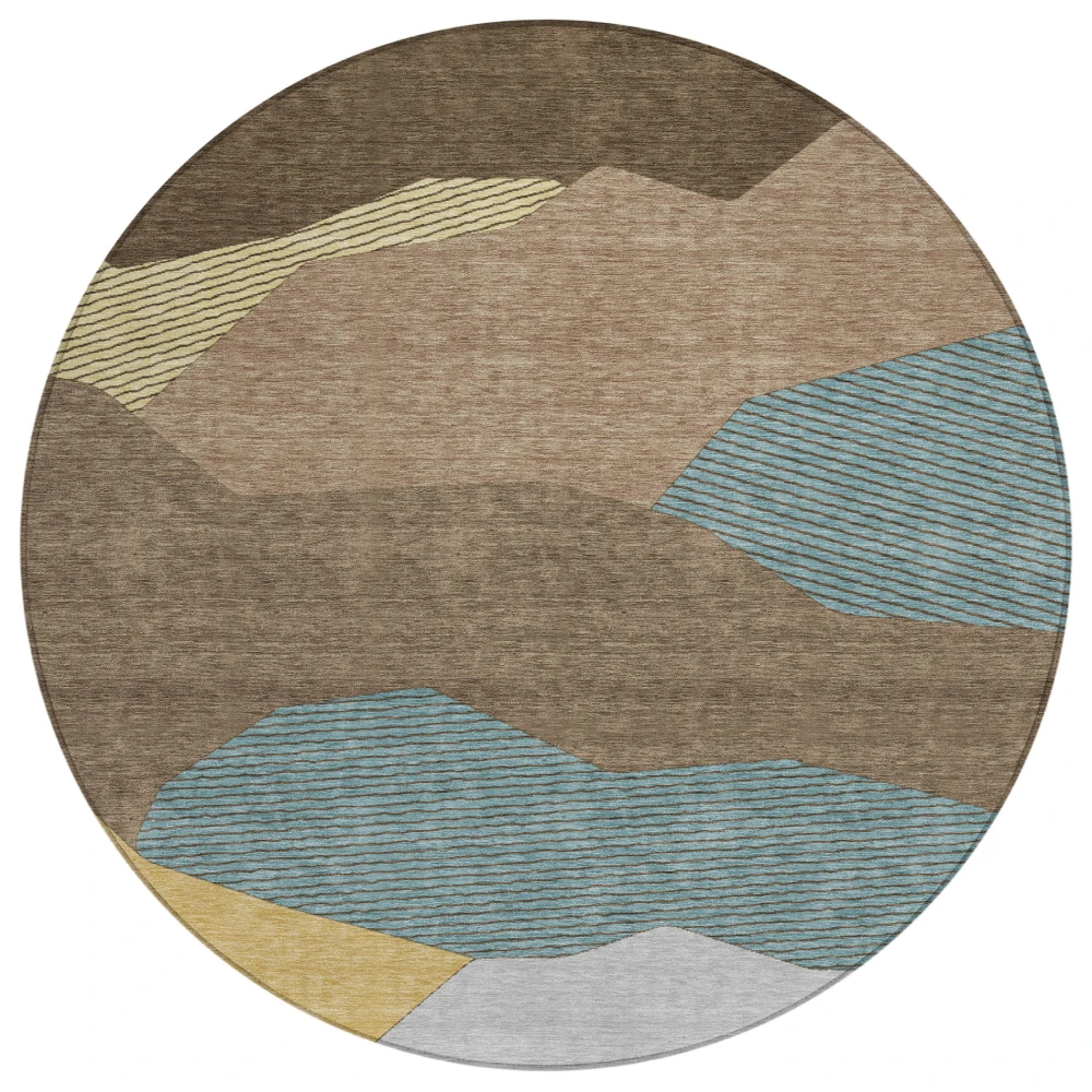 Chantille ACN2608 Brown 8' x 8' Rug