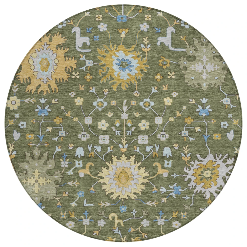 Chantille ACN2609 Olive 8' x 8' Rug