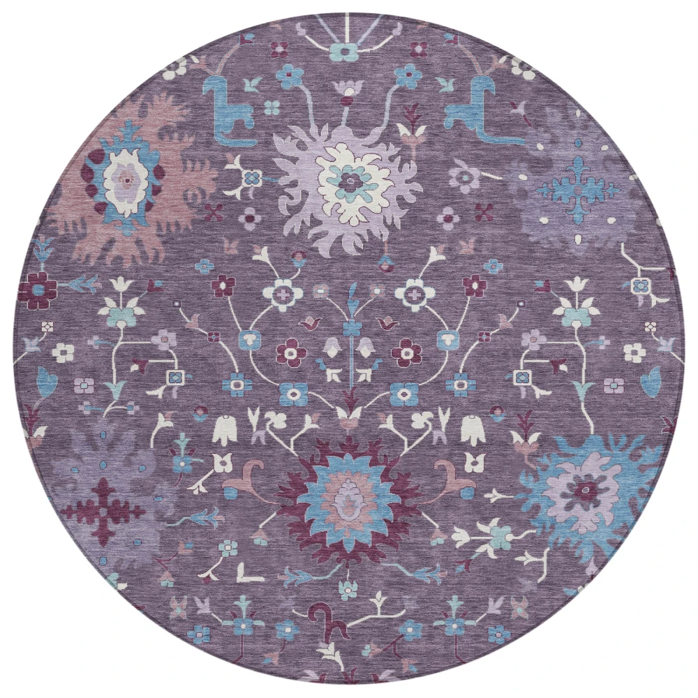 Chantille ACN2609 Plum 8' x 8' Rug