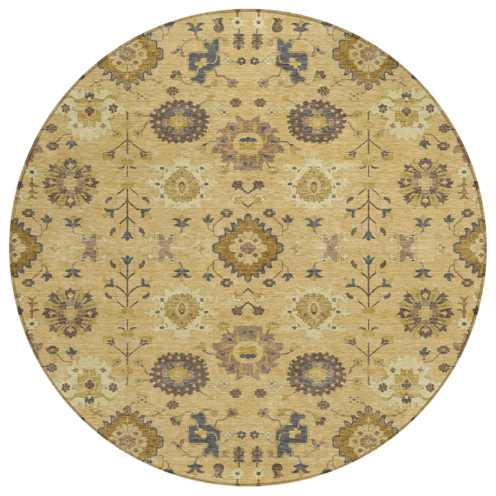Chantille ACN2610 Gold 8' x 8' Rug