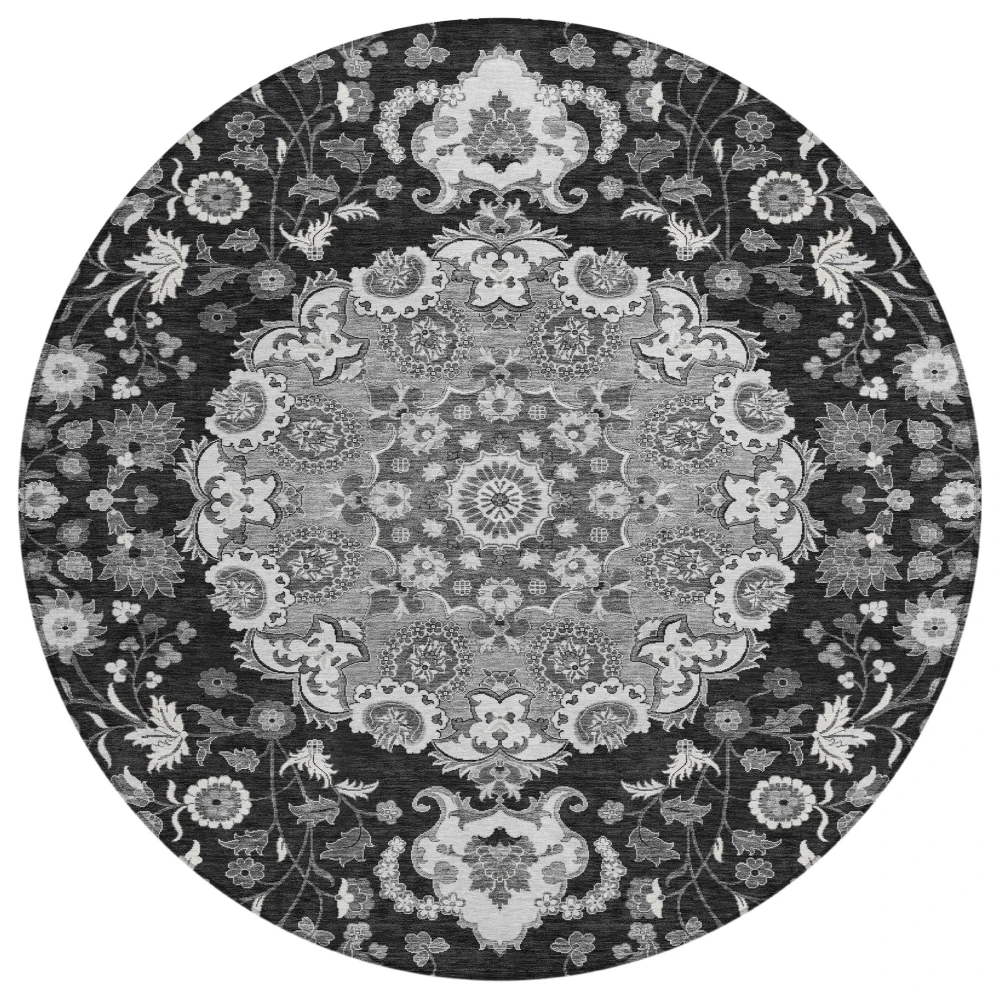 Chantille ACN2611 Black 8' x 8' Rug