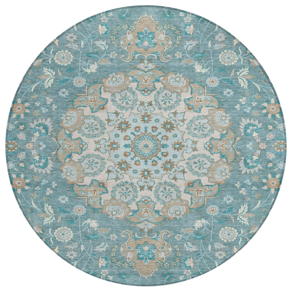 Chantille ACN2611 Teal 8' x 8' Rug