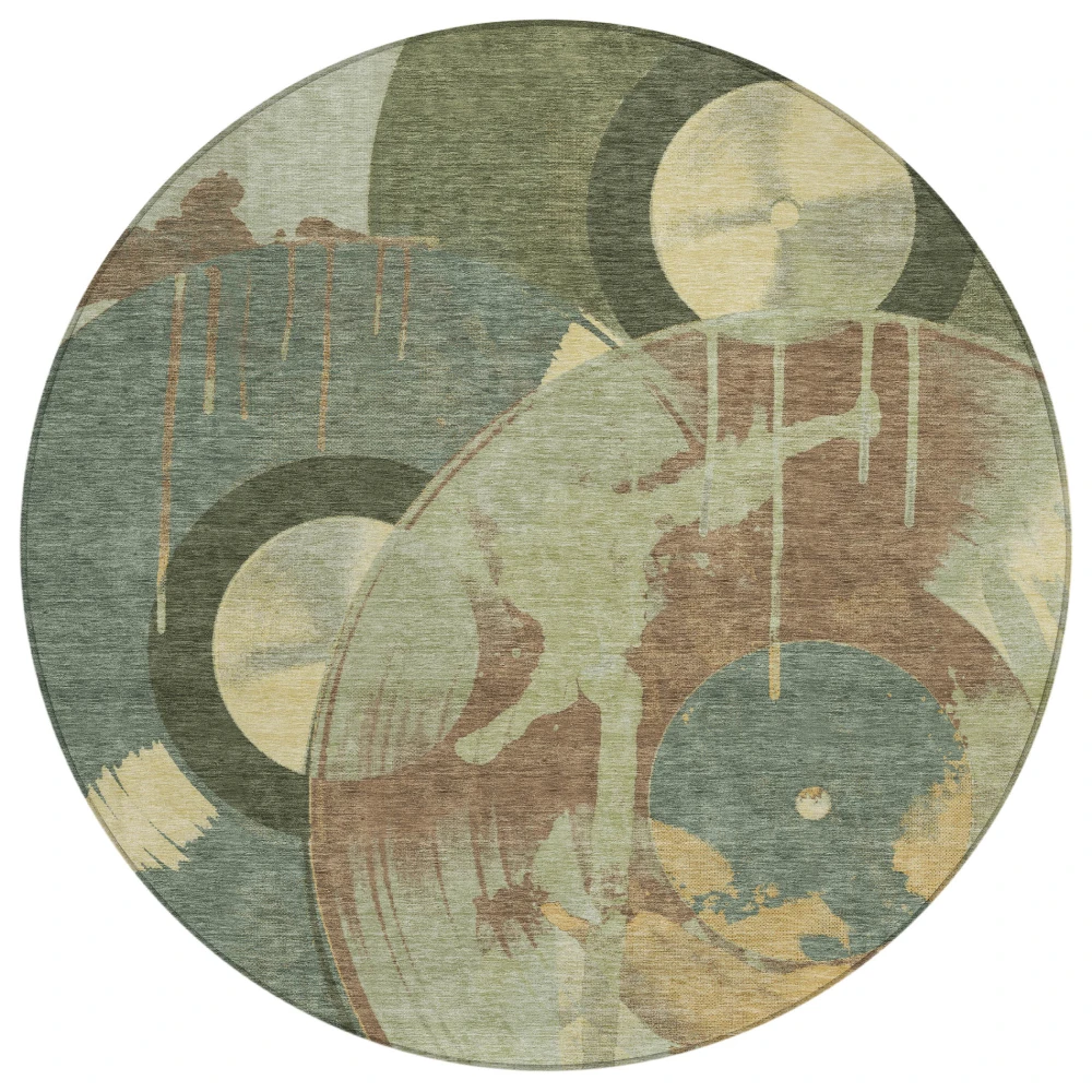Chantille ACN2612 Green 8' x 8' Rug