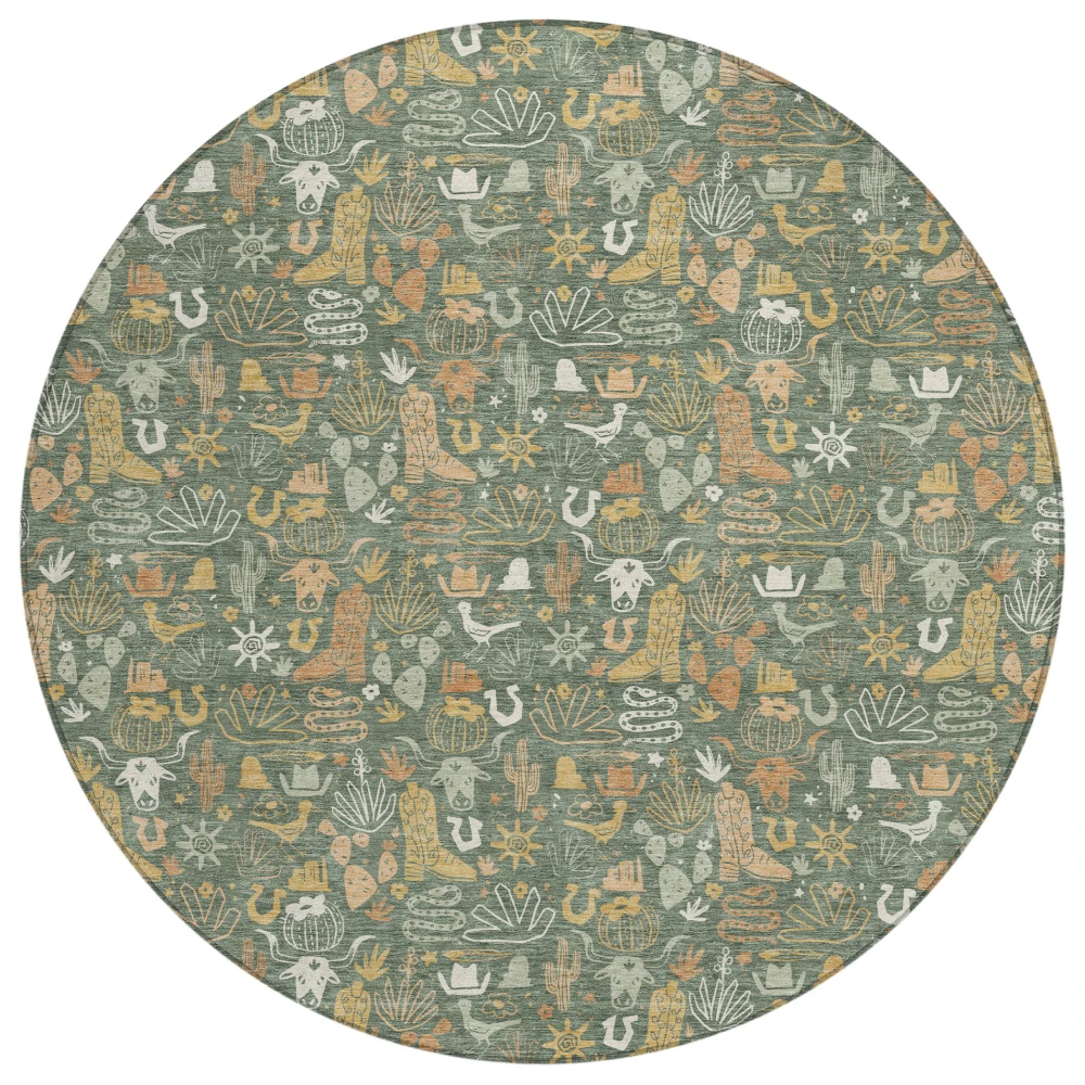 Chantille ACN2613 Basil 8' x 8' Rug