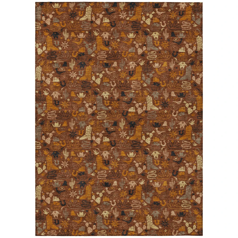 Chantille ACN2613 Brick 3' x 5' Rug