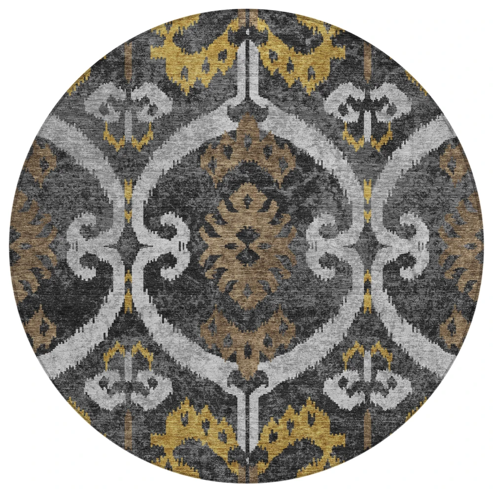 Chantille ACN2614 Black 8' x 8' Rug