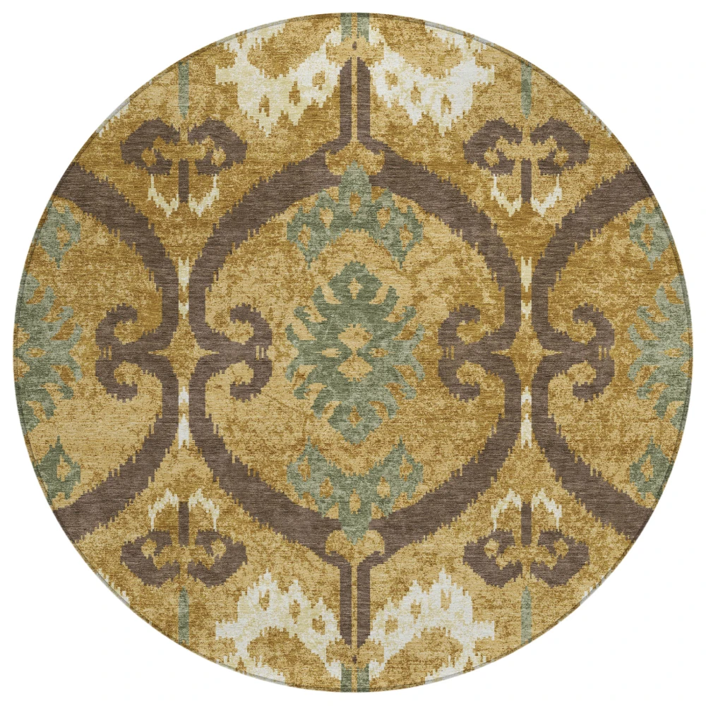 Chantille ACN2614 Gold 8' x 8' Rug