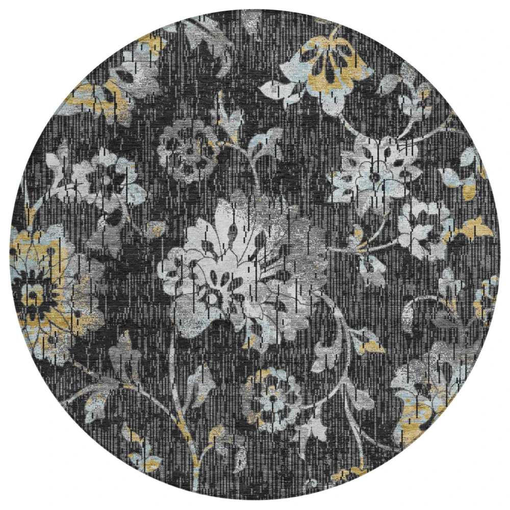Chantille ACN2616 Black 8' x 8' Rug