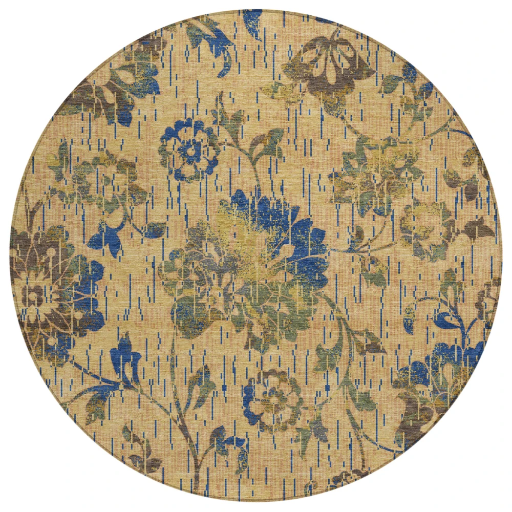 Chantille ACN2616 Gold 8' x 8' Rug