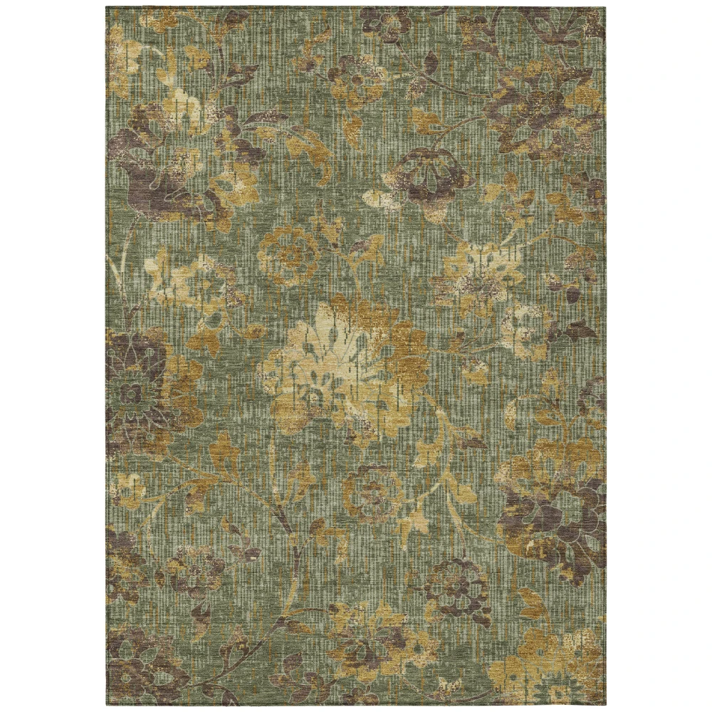 Chantille ACN2616 Olive 5' x 7'6