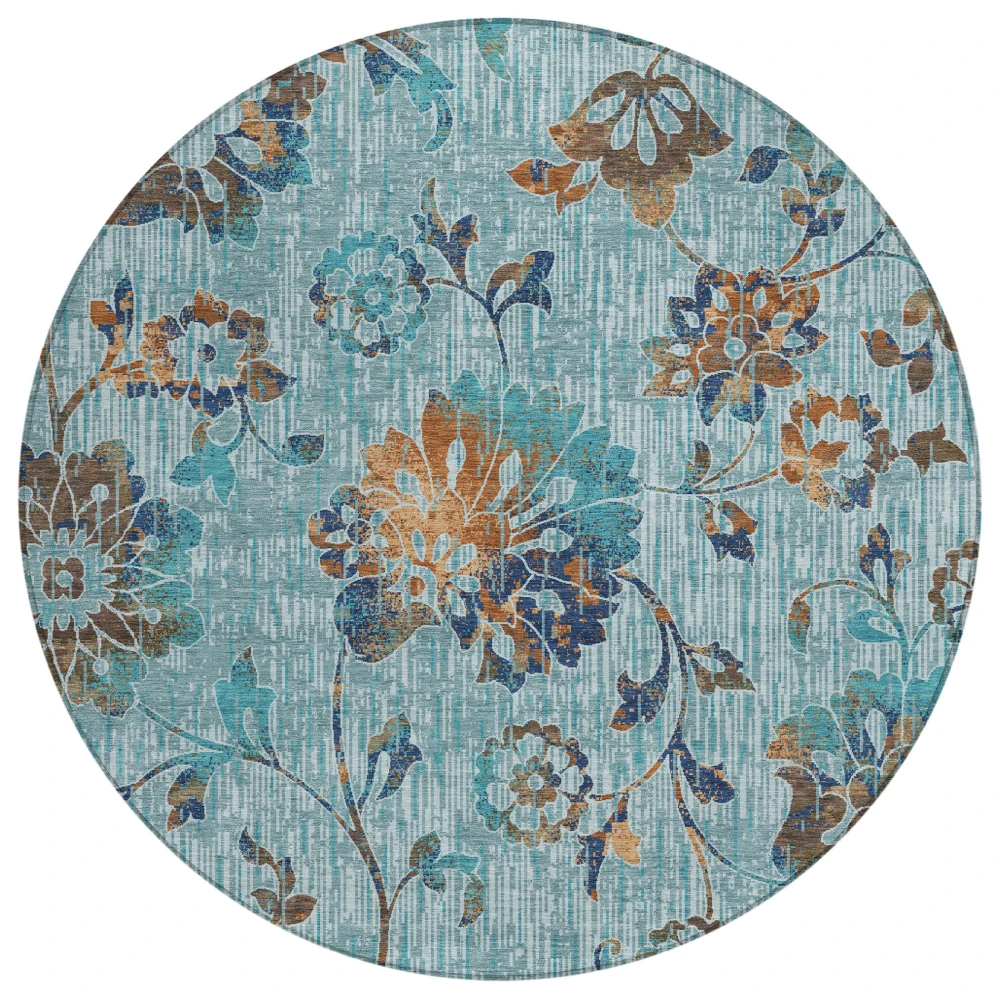 Chantille ACN2616 Teal 8' x 8' Rug