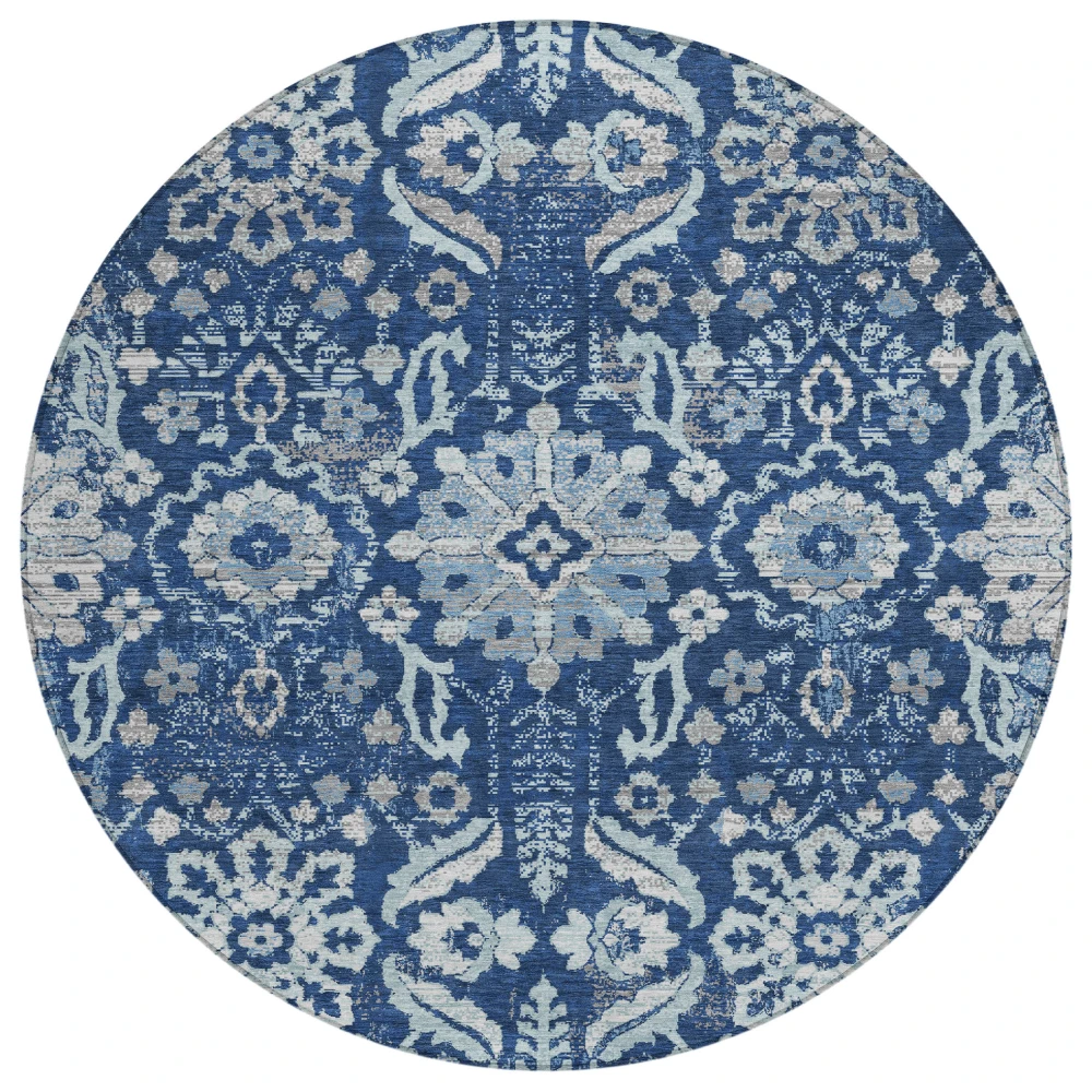 Chantille ACN2617 Navy 8' x 8' Rug