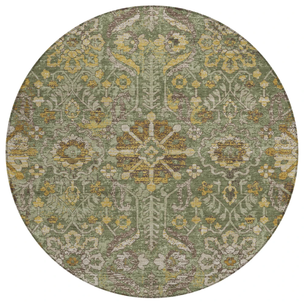 Chantille ACN2617 Olive 8' x 8' Rug