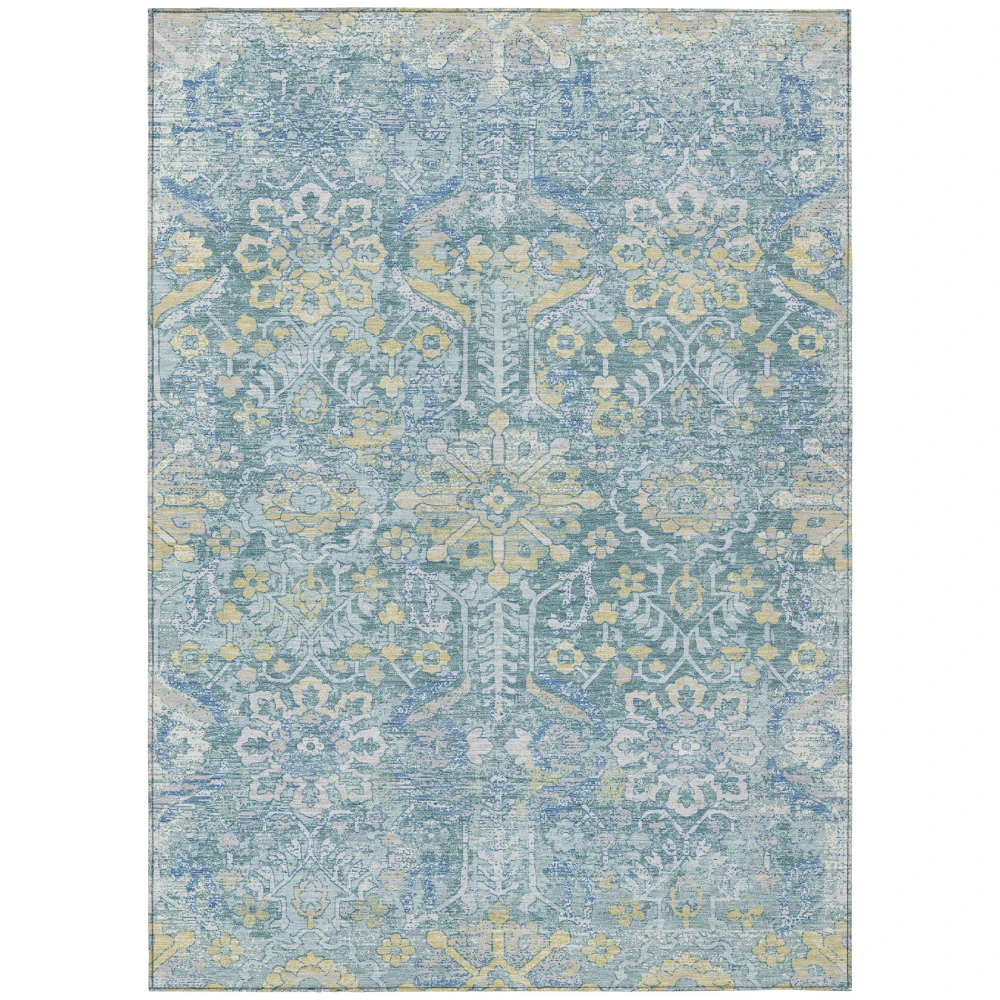 Chantille ACN2617 Teal 5' x 7'6