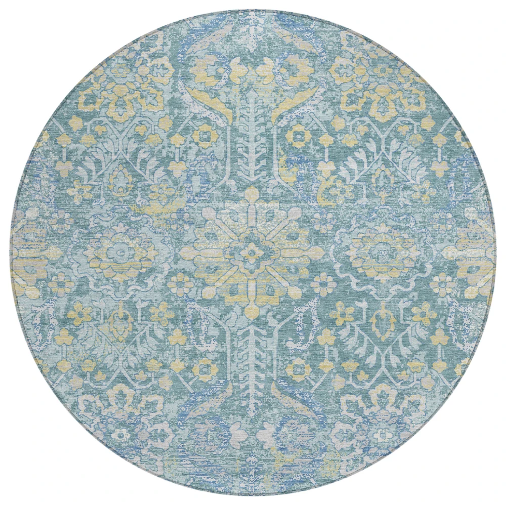 Chantille ACN2617 Teal 8' x 8' Rug