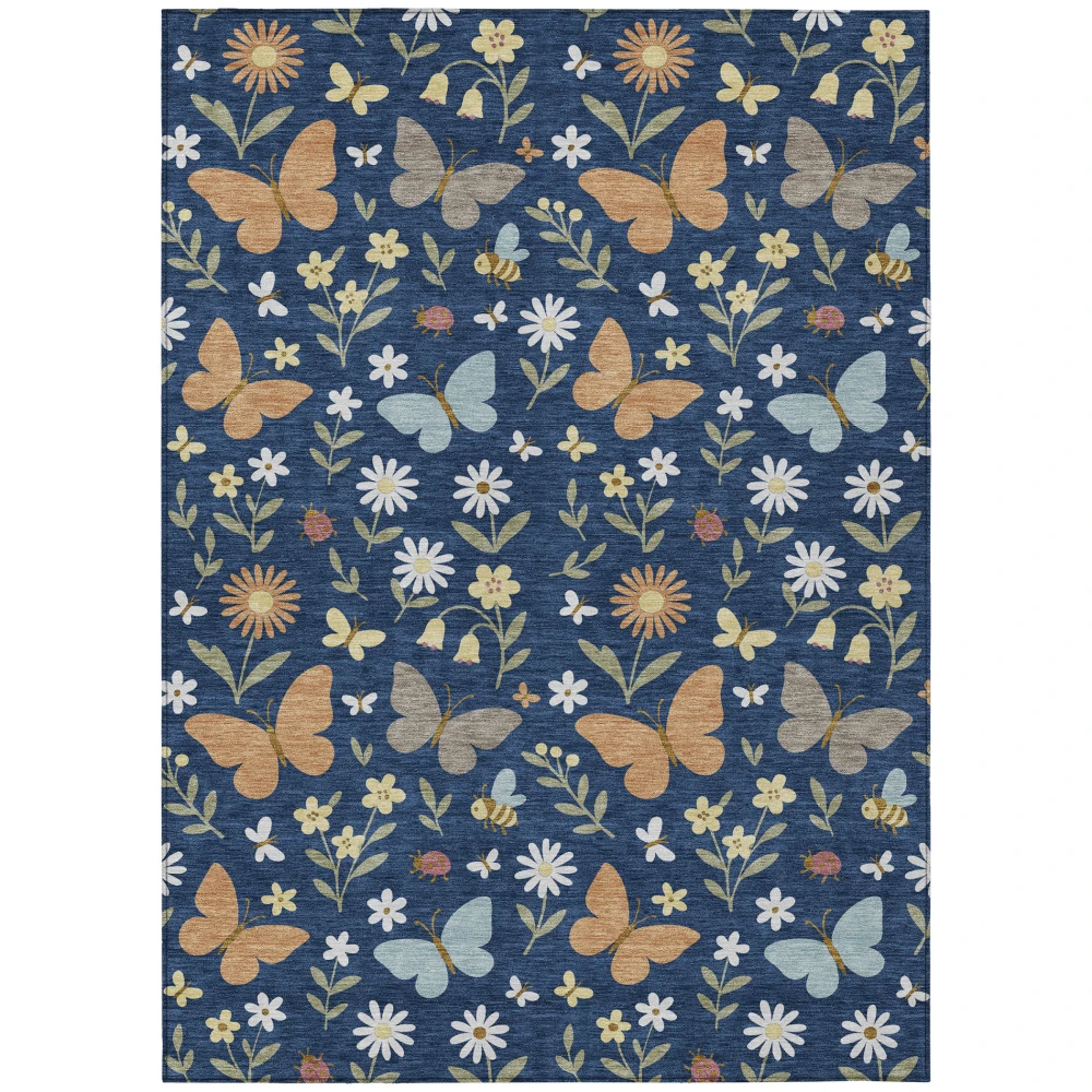 Chantille ACN2618 Navy 3' x 5' Rug