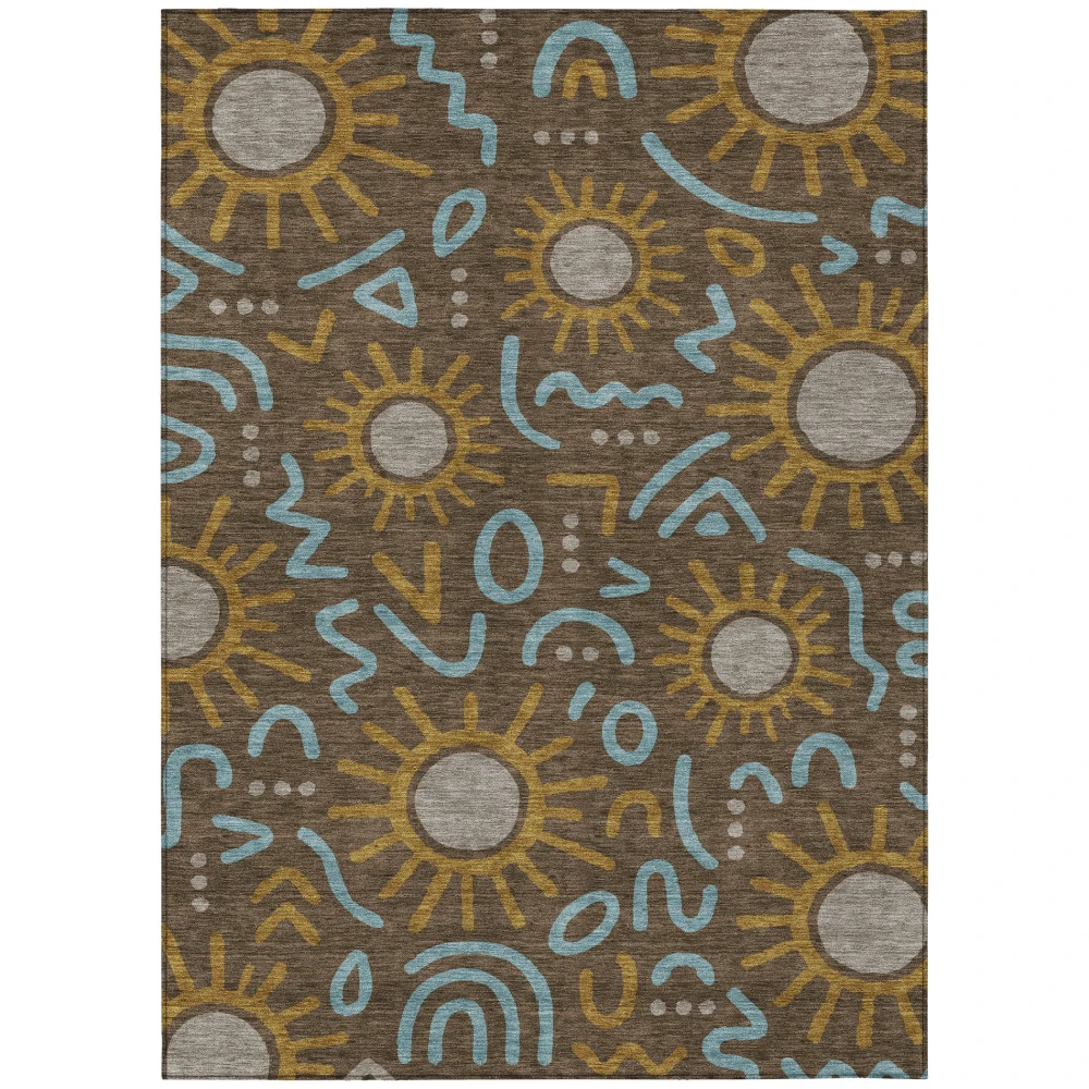 Chantille ACN2620 Chocolate 5' x 7'6
