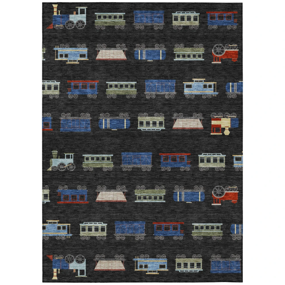 Chantille ACN2621 Black 3' x 5' Rug
