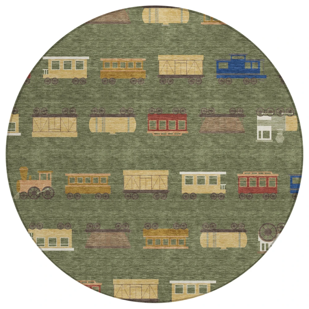 Chantille ACN2621 Olive 8' x 8' Rug