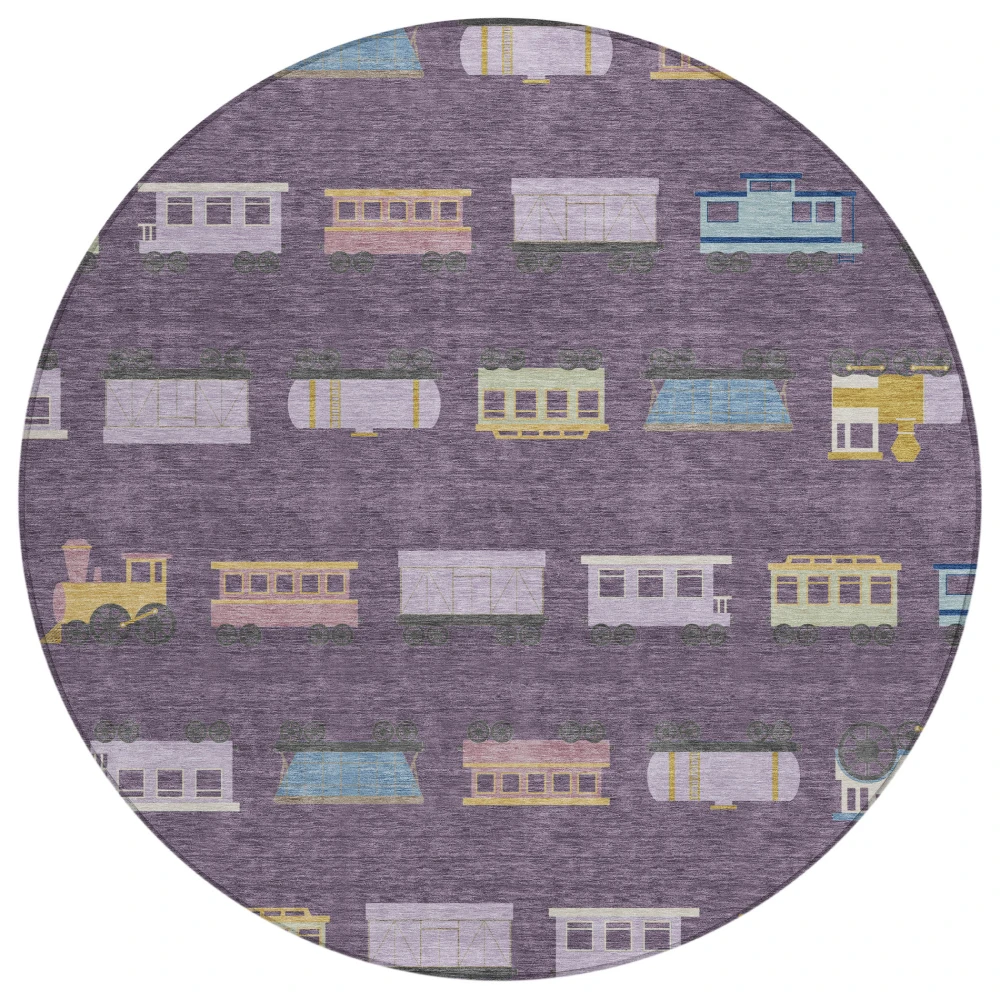 Chantille ACN2621 Plum 8' x 8' Rug